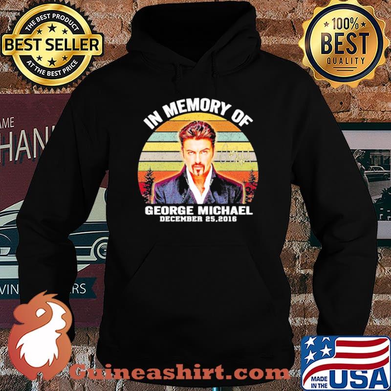 In Memory Of George Michael December 25 2016 Signature Vintage Shirt Hoodie
