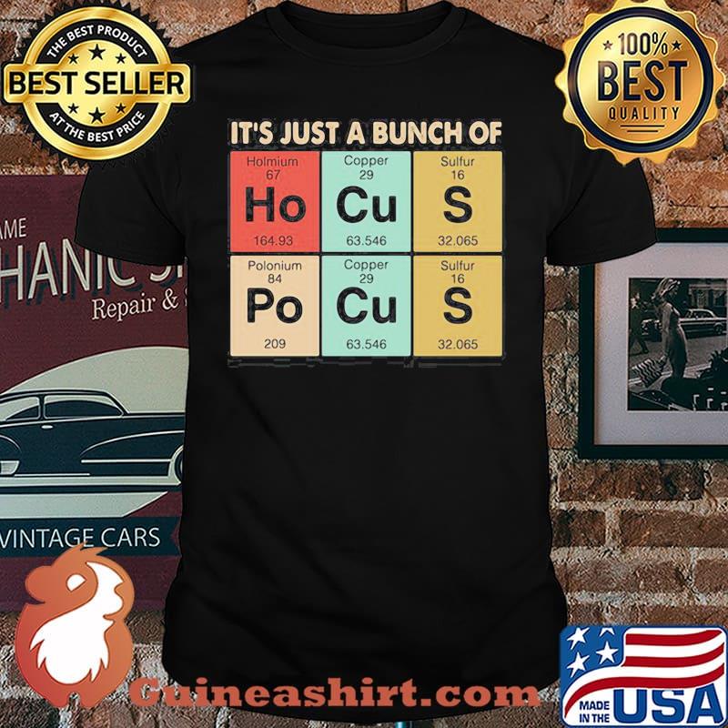 Its Just A Bunch Of Holmium Copper Sulfur Polonium Copper Sulfur shirt