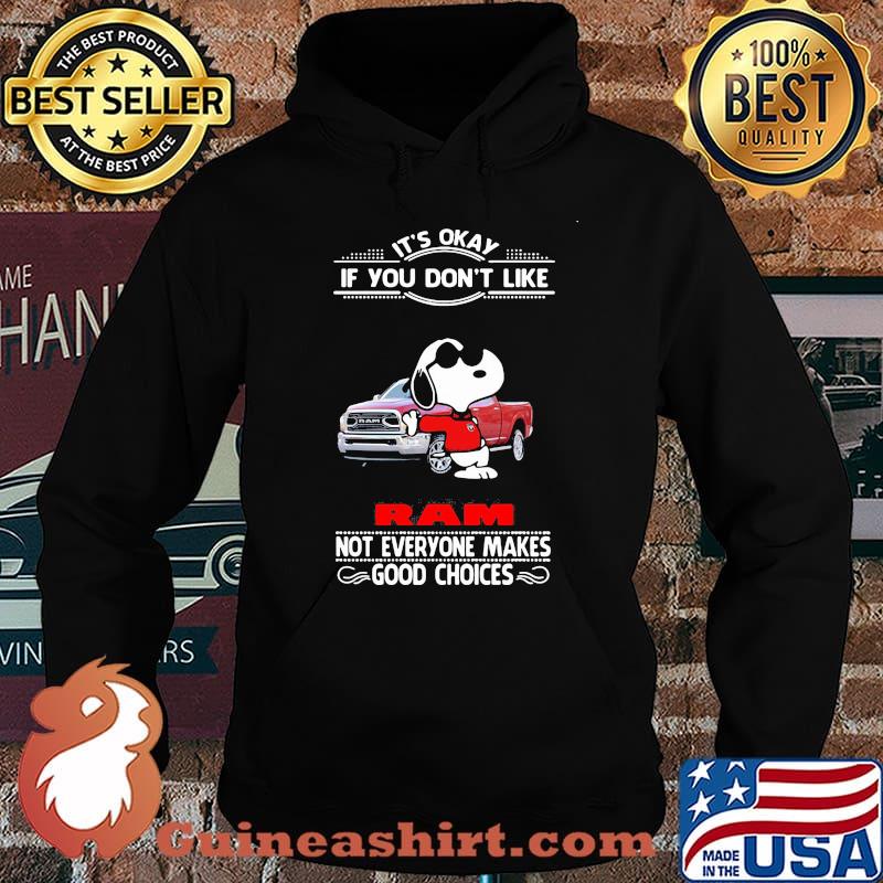 It’s Okay If You Don’t Like Ram Truck Not Everyone Makes Good Choice Snoopy Shirt Hoodie