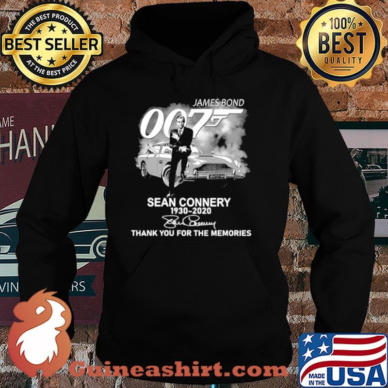 James Bond 007 Sean Connery 1930 2020 Signature Thank You For The Memories Hoodie
