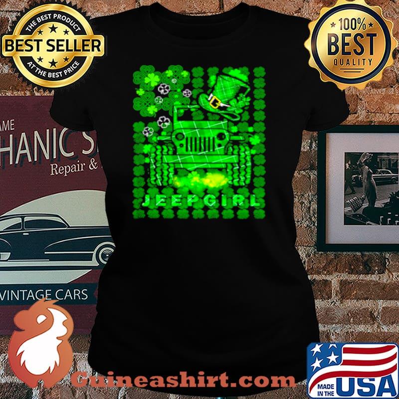 Jeepgirl St Patricks Day Laides tee