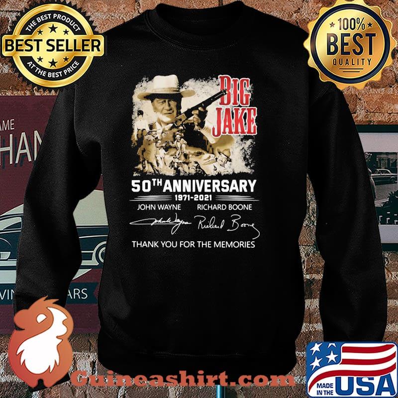 Big Jake 50th Anniversary 1971 2021 Thank You For The Memories Signature Shirt Sweater