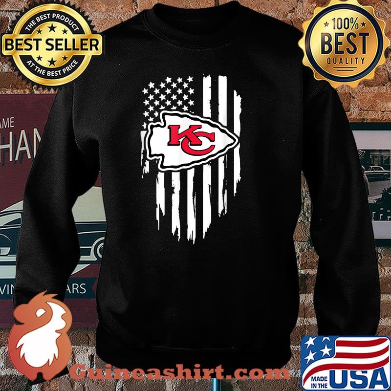 Kansas City Fan Football Love Chief Flag Usa Shirt Sweater