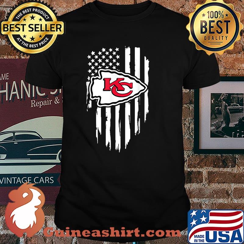 Kansas City Fan Football Love Chief Flag Usa Shirt