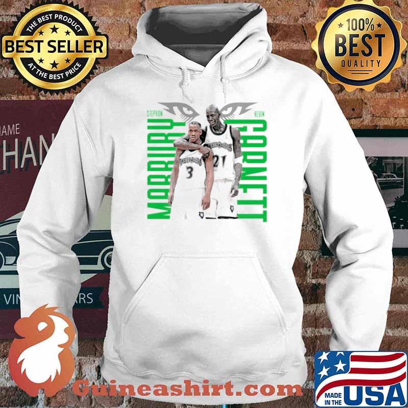 Kevin Garnett and Stephon Marbury Minnesota Timberwolves Hoodie