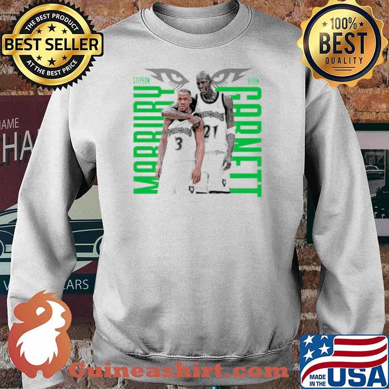 Kevin Garnett and Stephon Marbury Minnesota Timberwolves Sweater