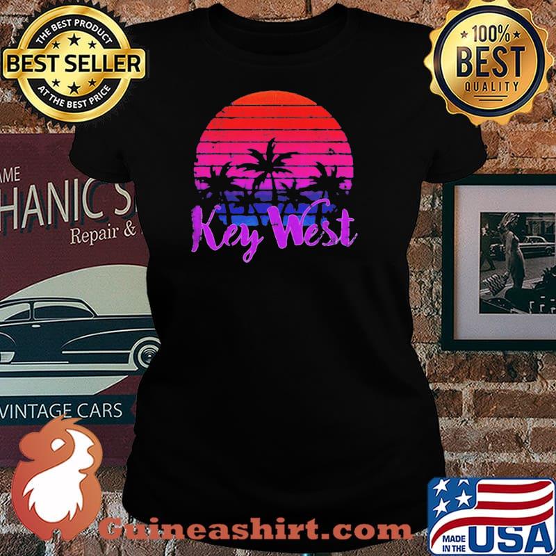 Key West Florida Family Beach Vacation Retro Laides tee