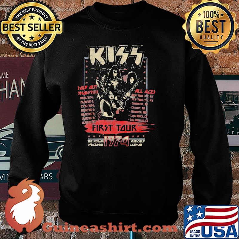 Kiss First Tour 1972 The Perman Spaceman Starchild Cathan Shirt Sweater