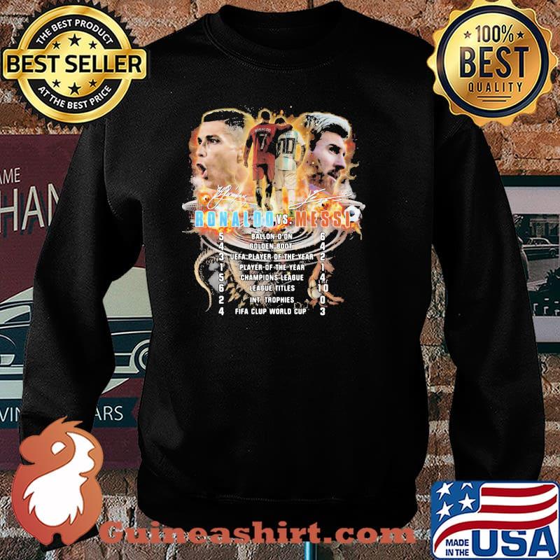 Legend Ronaldo Vs Messi Soccer Signature Shirt Sweater