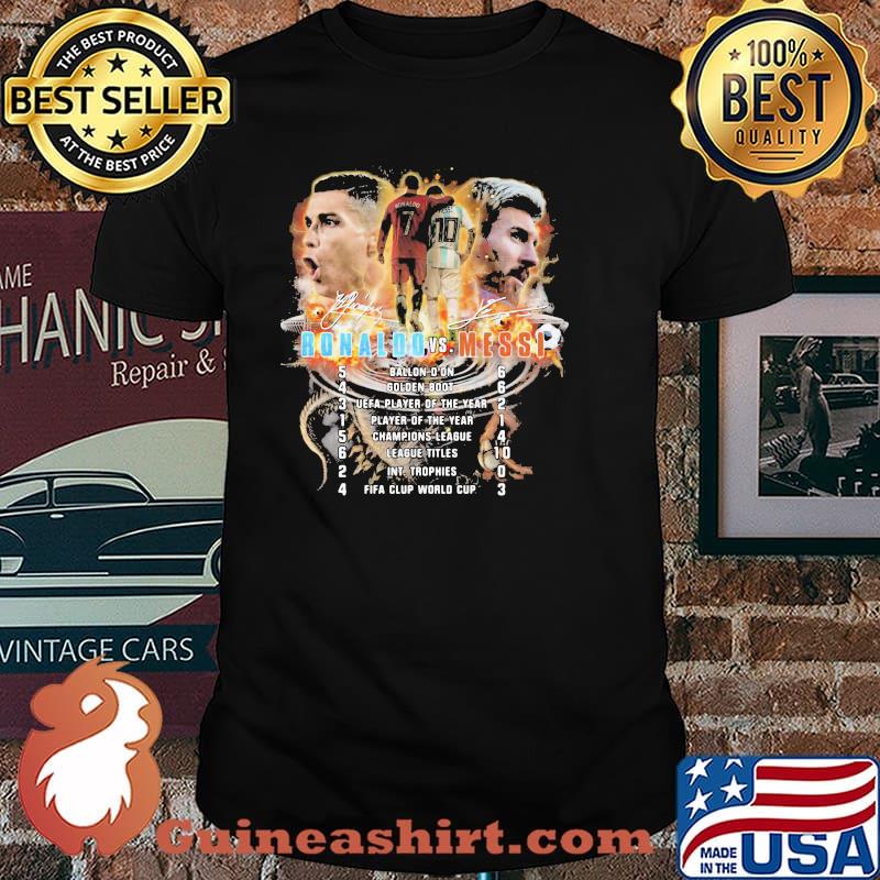Legends Football Messi And Ronaldo Signature Shirt