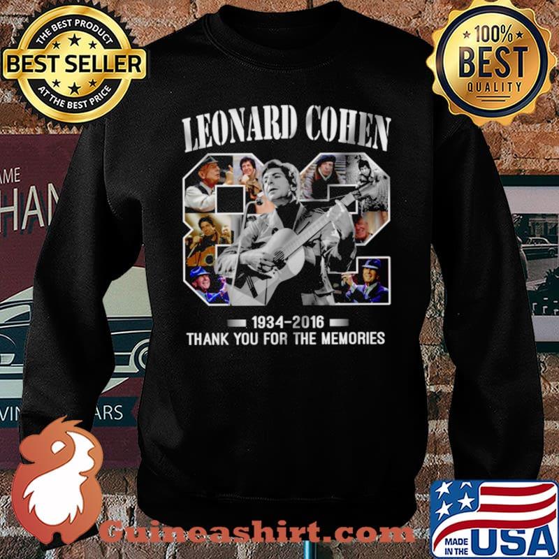 Leonard Cohen 1934 2016 Sweater