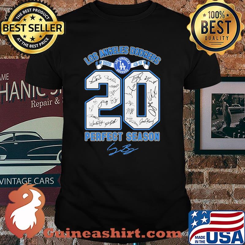 Los Angeles Dodgers Perfect Season Signature Shirt