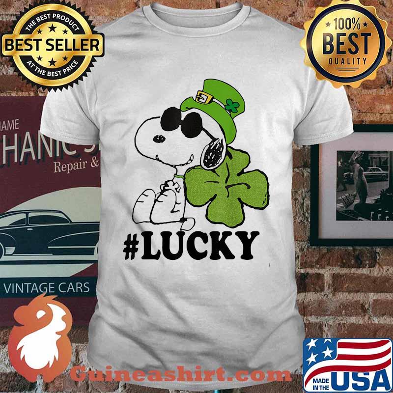 Lucky Irish Snoopy Patricks Day Shirt