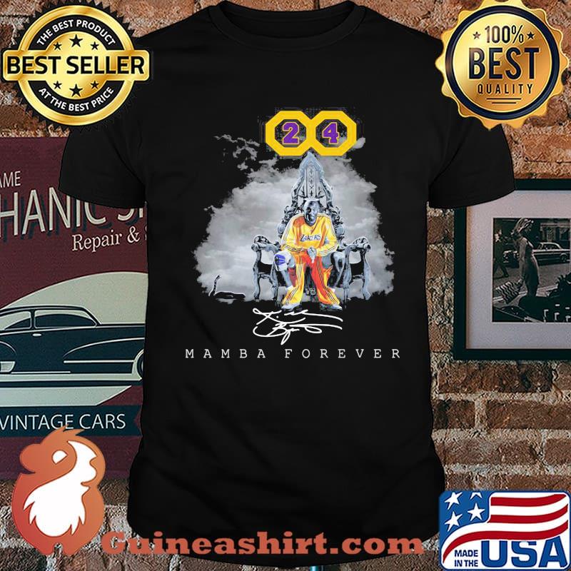 Mamba Forever Number 24 Signature Shirt