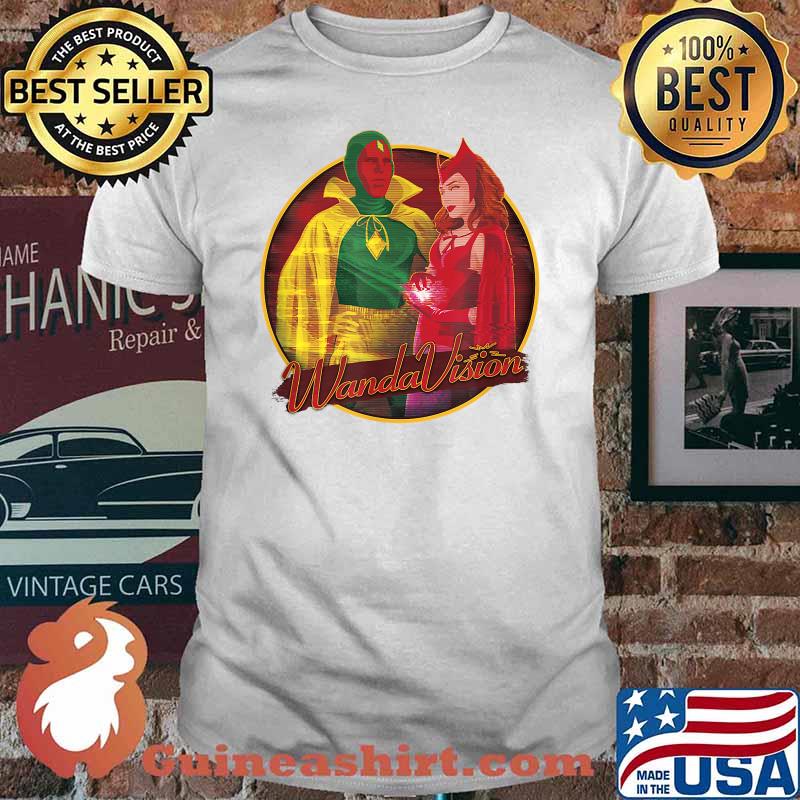Marvel Wandavision Wanda And Vision Halloween Shirt