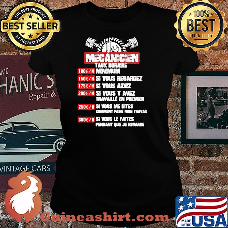Mecanicien Taux Koraire Minium Shirt Laides tee