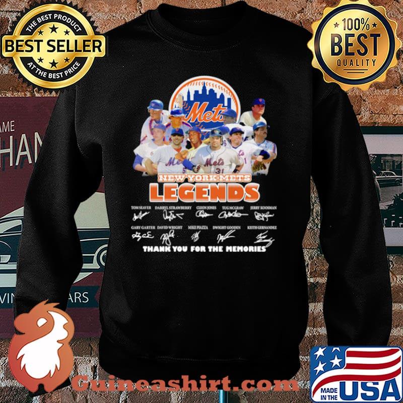 Met New York Mets Legends Thank You For The Memories Signatures Shirt Sweater