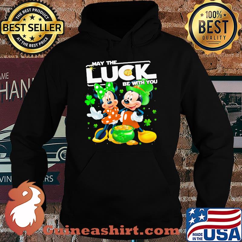 Mickey Minnie May The Luck Be With You Patrick Day Shirt