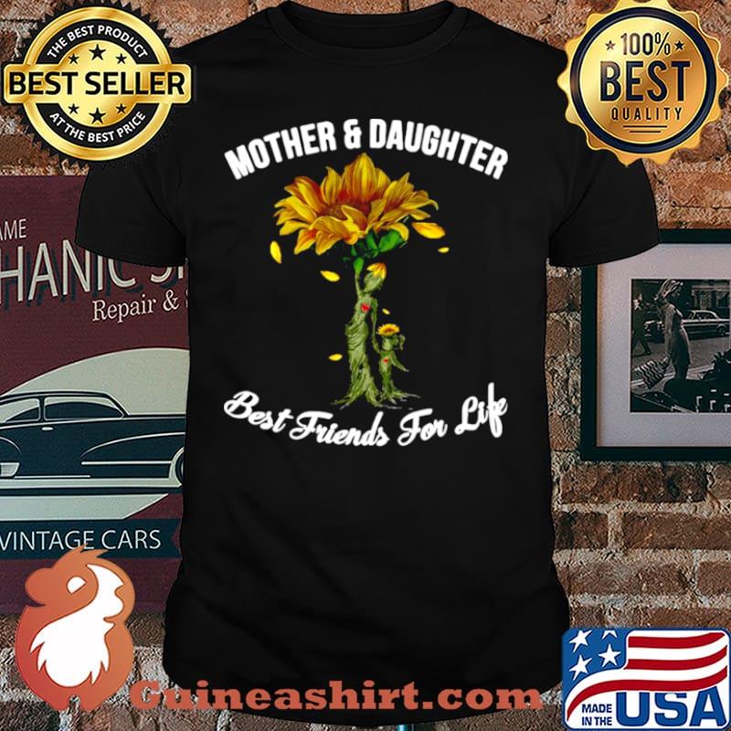 Mother And Daughter Sunflower Best Friends For Life shirt