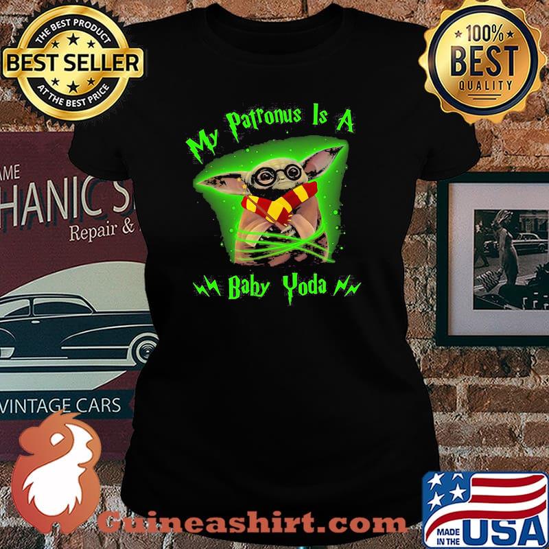 My Patronus Is A Baby Yoda Shirt Laides tee