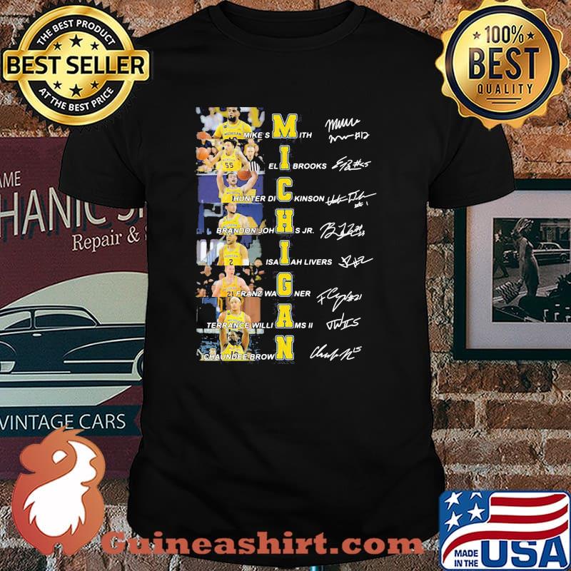 Name All Player Team Michigan Signature Shirt