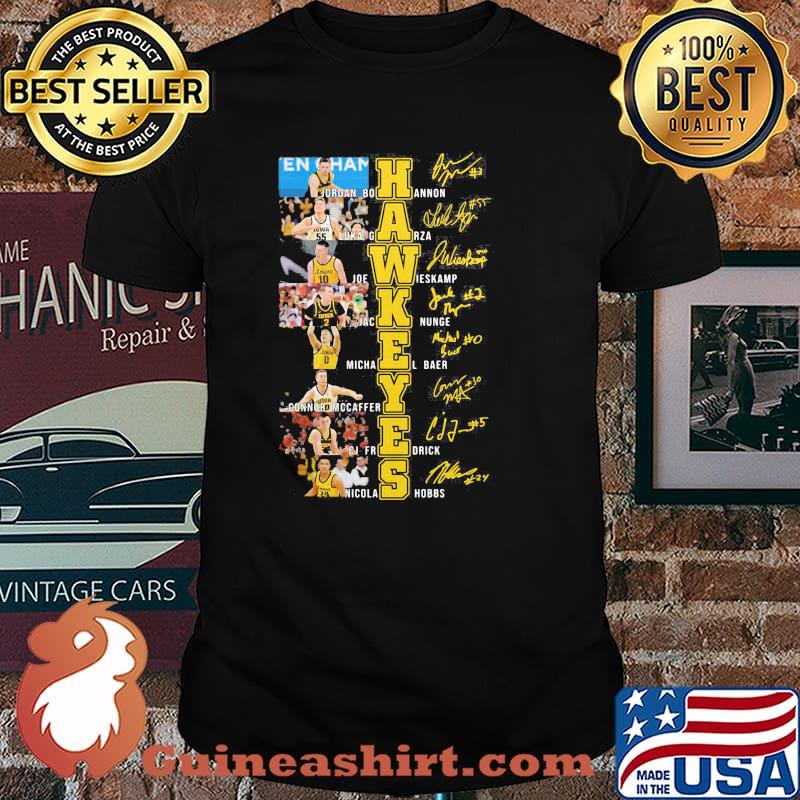 Name And Signature Player Team Hawkeyes Shirt