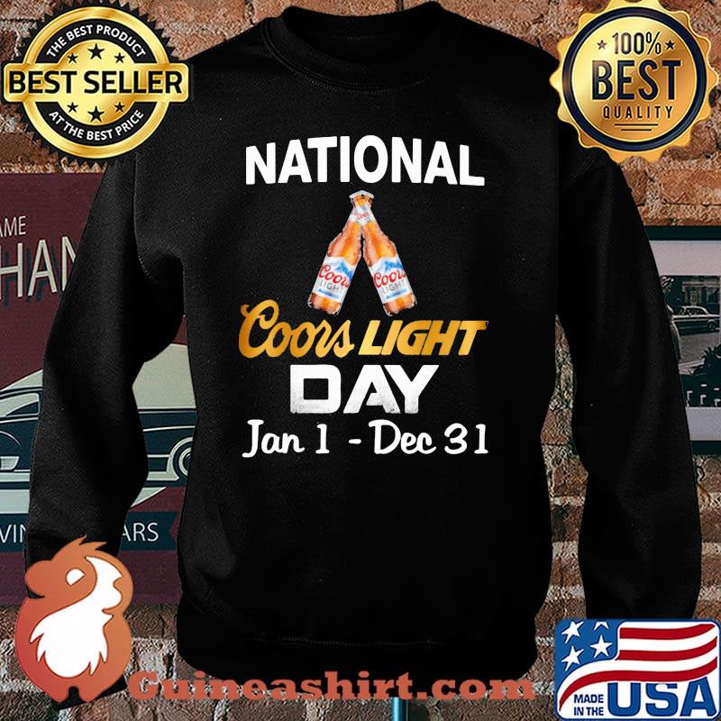 National Coors Light Day January To December Shirt Sweater