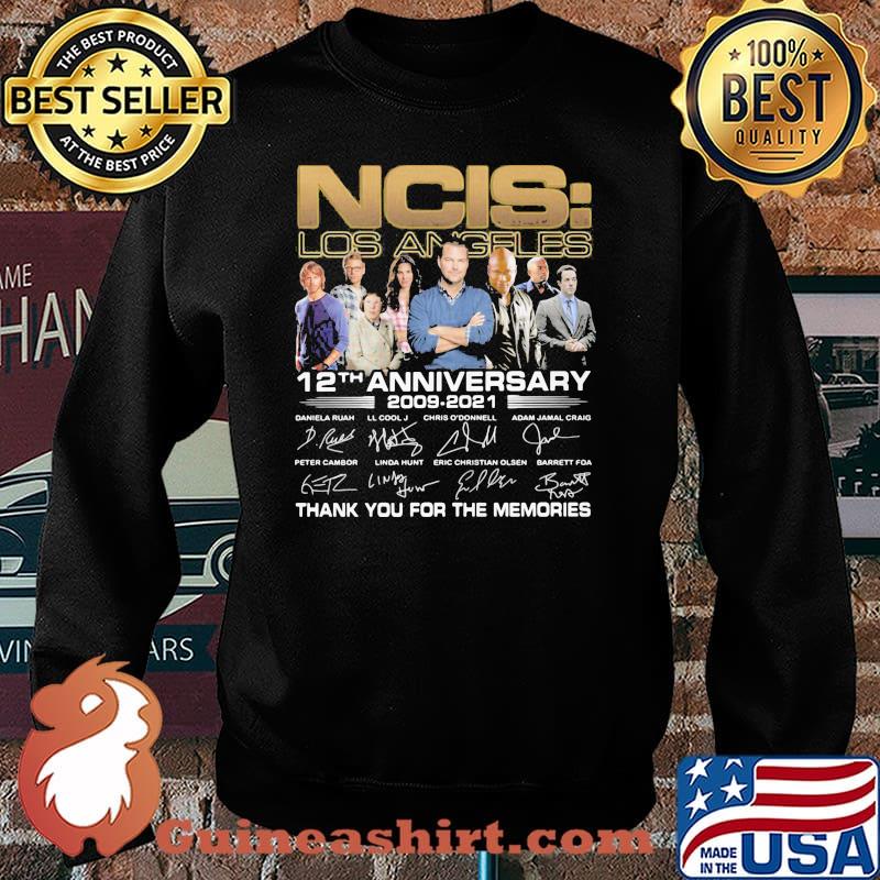 NCIS Los Angeles 12th anniversary 2009 2021 Thank You For The Memories Signature Shirt Sweater