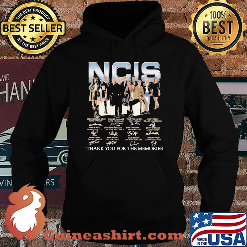 NCIS Thank You For The Memories Signature Shirt Hoodie