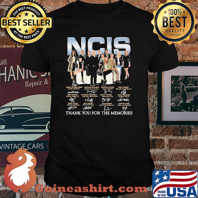 NCIS Thank You For The Memories Signature Shirt