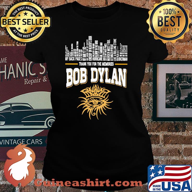 New York City Bob Dylan Thank You For The Memories Shirt Laides tee