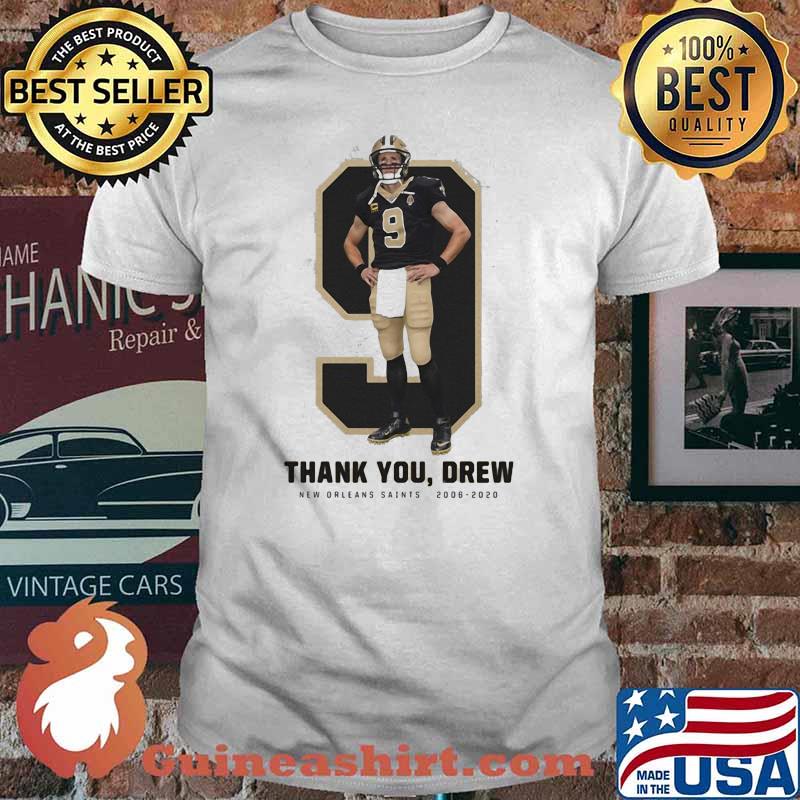 Number Nice Thank You Drew New Orleans Saints 2006 2020 Shirt