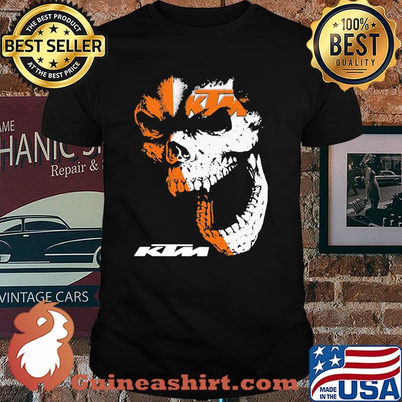 Official Skull With Logo Ktm Shirt