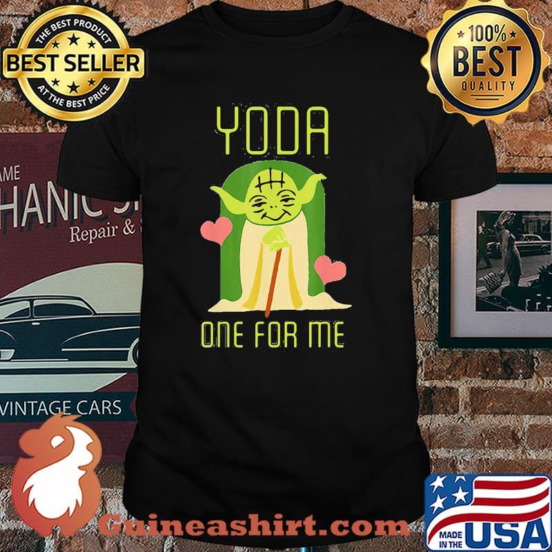 Old Yoda One For Me Heart Star Wars Shirt