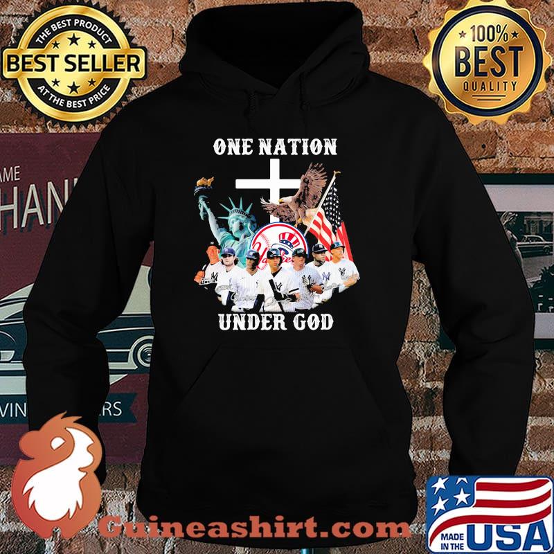 One Nation Under God New York Yankees Football Flag Eagles Shirt Hoodie