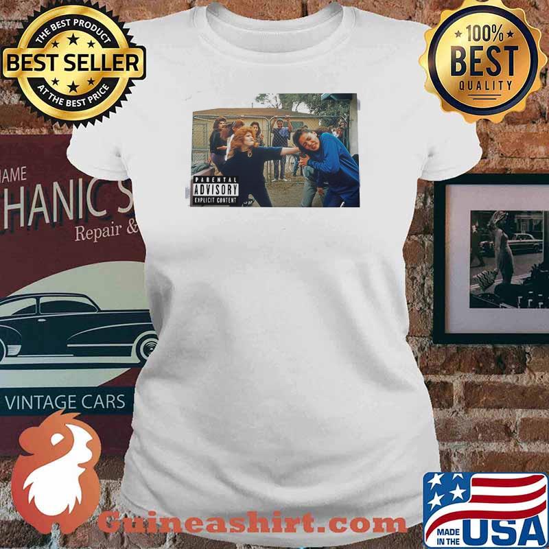 Parental Advisory Explicit Content Cholo Getting Jumped Shirt Ladies tee