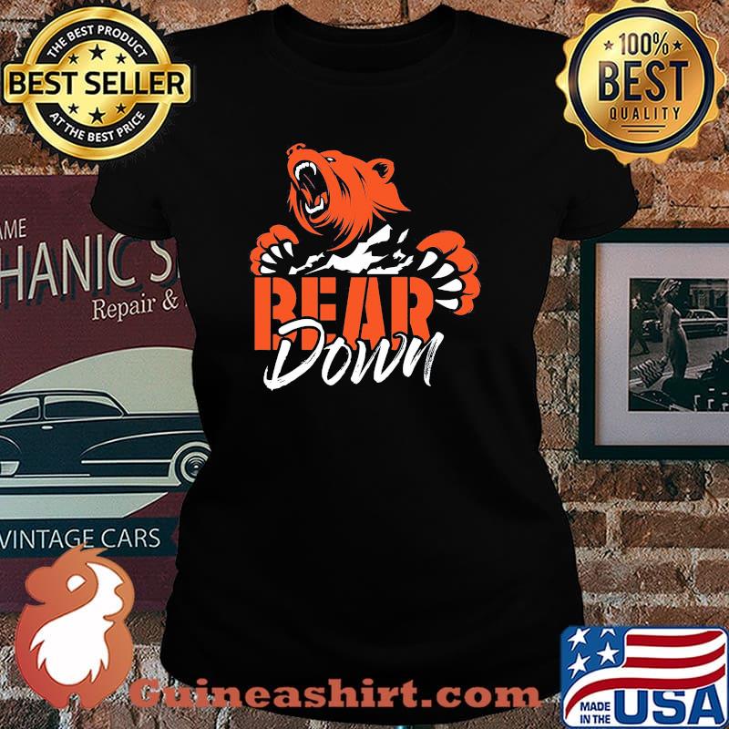 Passionists Chicago Football Fans Bear Down Shirt Laides tee