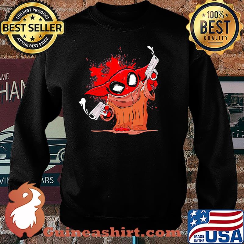 Pew Pew Baby Yoda Gun Shirt Sweater