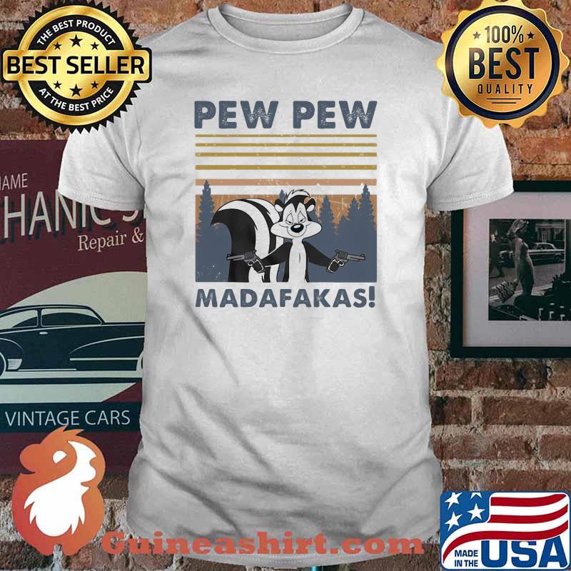 Pew Pew Gun Madafakas Vintage Shirt