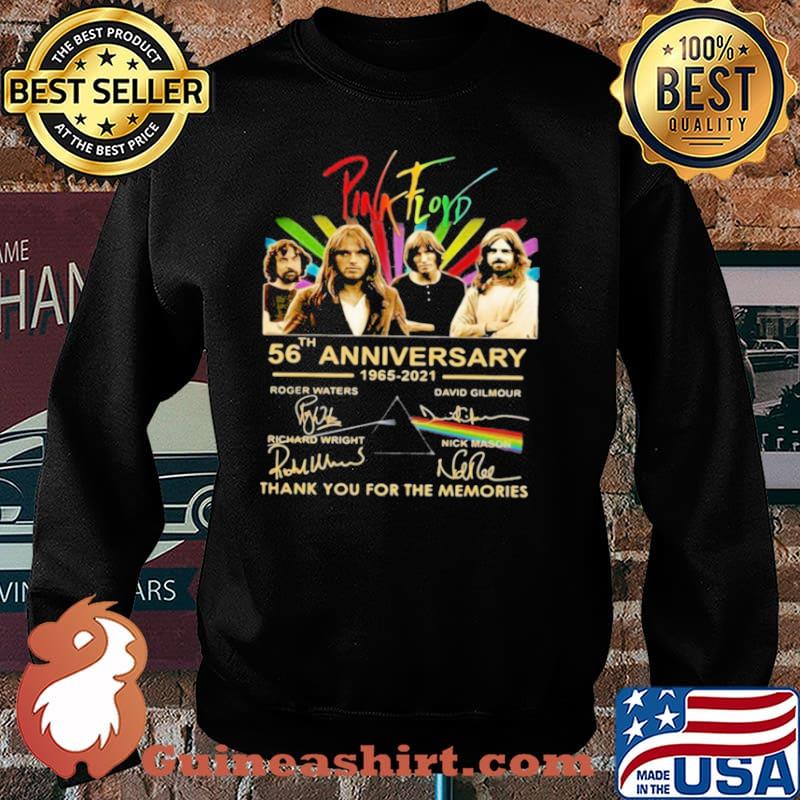 Pink Floyd 56th Anniversary 1965 2021 Signature Thank You For The Memories Shirt Sweater