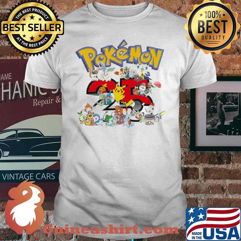 Pokemon 25th Anniversary shirt