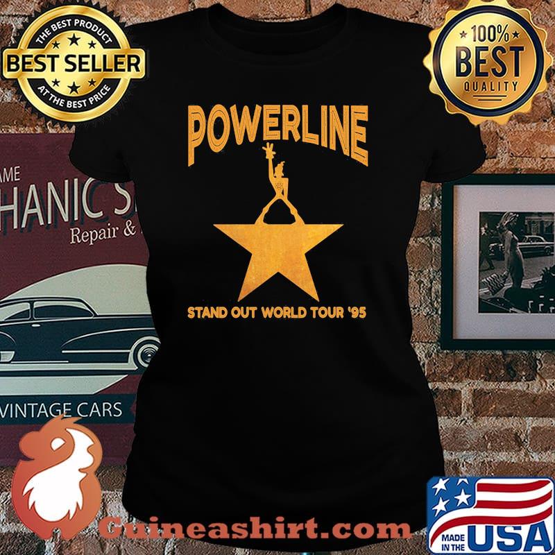 Powerline Stand Out World Tour 95 Star Shirt Laides tee