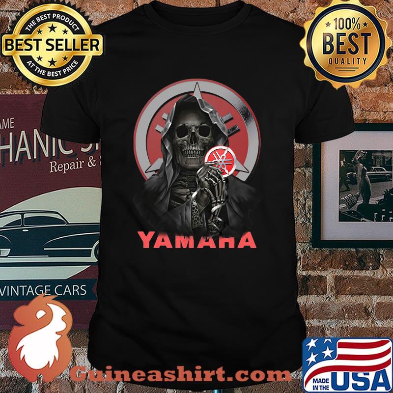 Punisher Skull With Logo Yamaha Shirt
