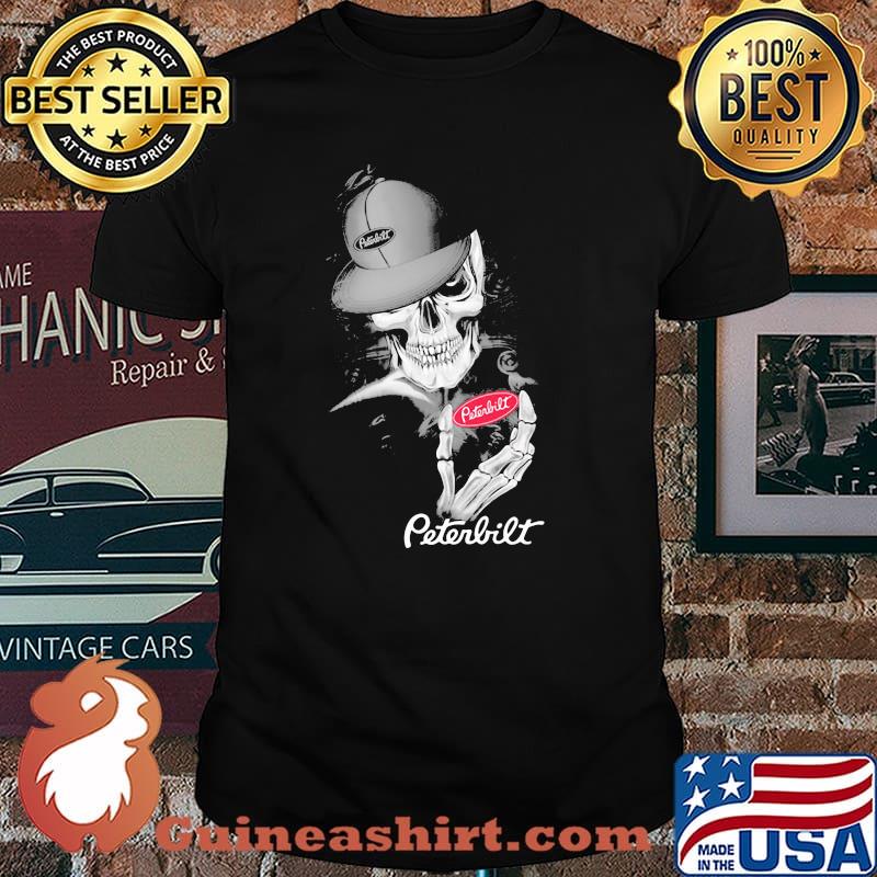 Punisher Skull With Peterbilt Car Logo Symbol Shirt Unisex