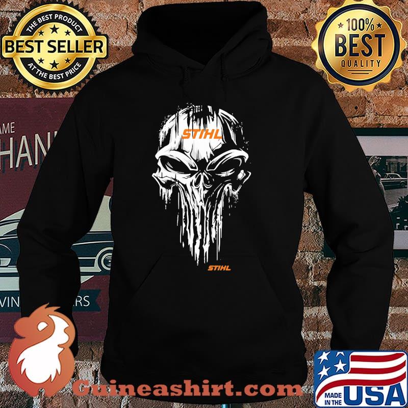 Punisher’s Skull Logo With Stihl Shirt Hoodie