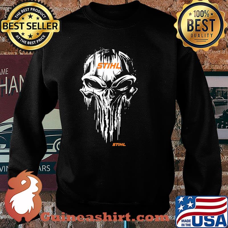Punisher’s Skull Logo With Stihl Shirt Sweater