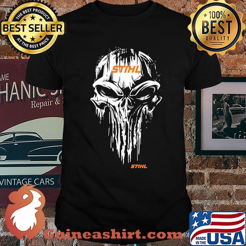 Punisher’s Skull Logo With Stihl Shirt