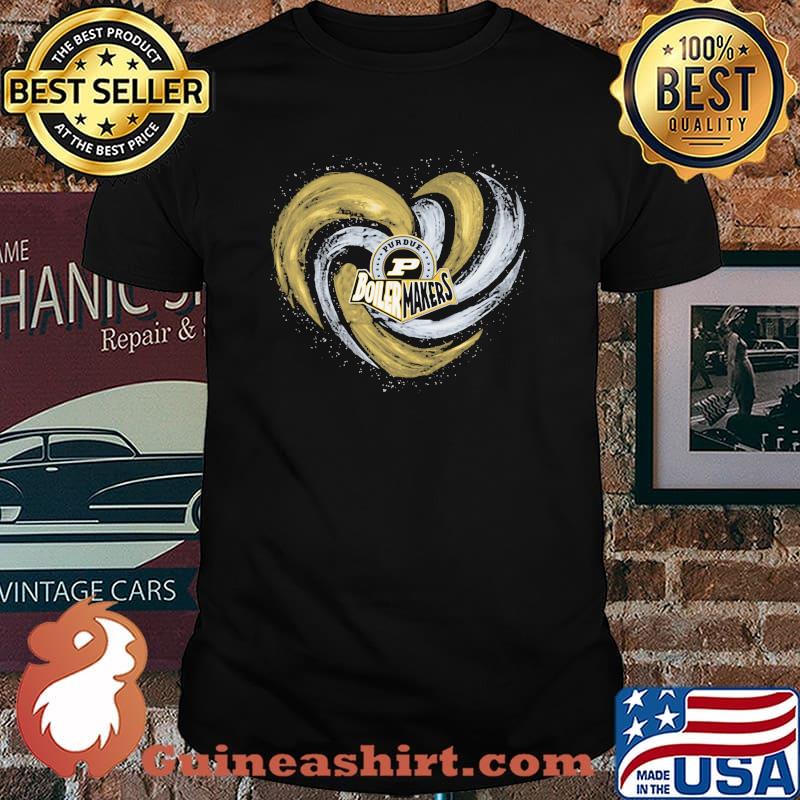 Purdue Boller Makers Heart Shirt