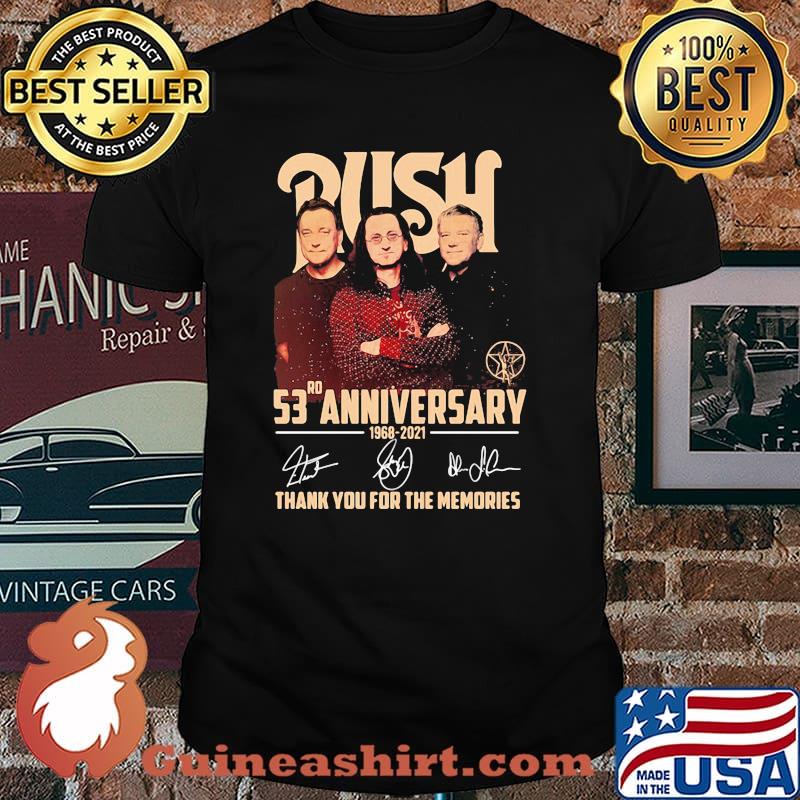 Push 53rd Anniversary 1968 2021 Thank You For The Memories Signature Shirt