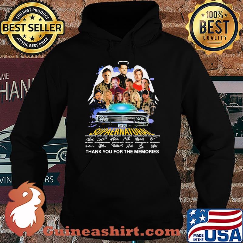 Supper Natural Thank You For The Memories Signatures Shirt Hoodie